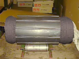 ポンプ用モーターのステータ巻線